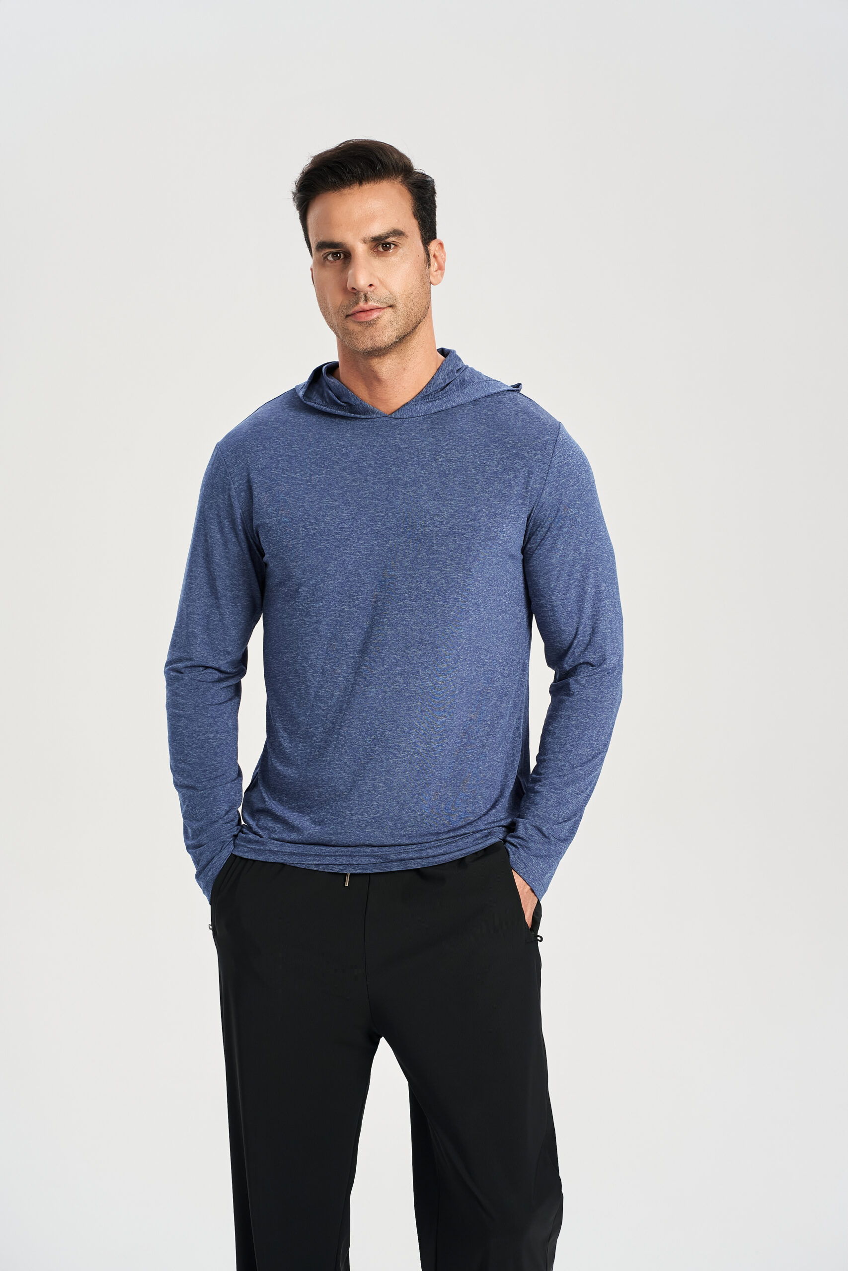 5 Pack Men's Lightweight Pullover Hooded Tees - 图片 3