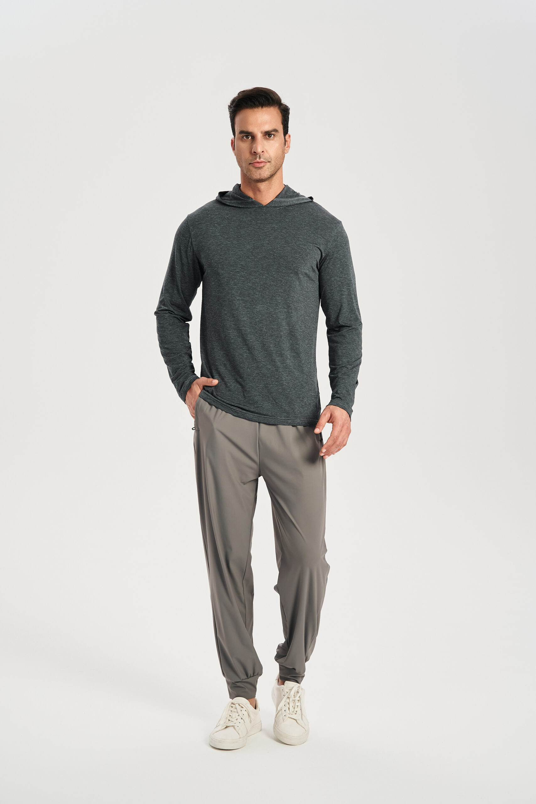 5 Pack Men's Lightweight Pullover Hooded Tees - 图片 5