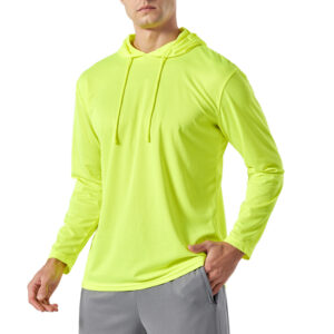 1PC Men’s UPF 50+ Sun Protection Lightweight Long Sleeve Hoodie